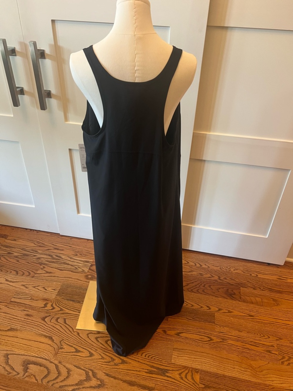 NWT- Athleta Black Presidio Traveler Maxi Dress- Size Large - Picture 6 of 10